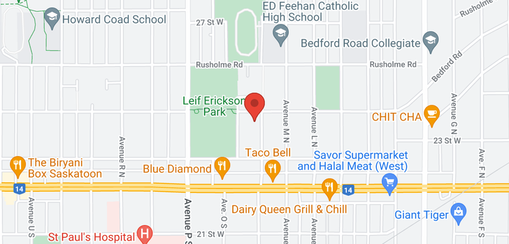 map of 231 - 233 Q AVE N
